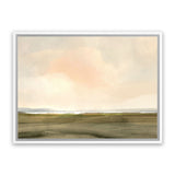 Shop Estuary Dream Canvas Art Print-Abstract, Dan Hobday, Horizontal, Rectangle, View All, Yellow-framed wall decor artwork