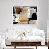 Shop Logical Canvas Art Print-Abstract, Black, Brown, Dan Hobday, Horizontal, Rectangle, View All-framed wall decor artwork