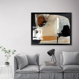 Shop Logical Art Print-Abstract, Black, Brown, Dan Hobday, Horizontal, Rectangle, View All-framed painted poster wall decor artwork