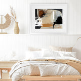 Shop Logical Art Print-Abstract, Black, Brown, Dan Hobday, Horizontal, Rectangle, View All-framed painted poster wall decor artwork