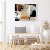 Shop Logical Art Print-Abstract, Black, Brown, Dan Hobday, Horizontal, Rectangle, View All-framed painted poster wall decor artwork