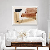 Shop Mind Canvas Art Print-Abstract, Brown, Dan Hobday, Horizontal, Rectangle, View All-framed wall decor artwork