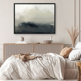 Shop Minus Canvas Art Print-Abstract, Black, Dan Hobday, Horizontal, Neutrals, Rectangle, View All-framed wall decor artwork