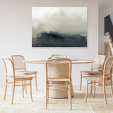 Shop Minus Canvas Art Print-Abstract, Black, Dan Hobday, Horizontal, Neutrals, Rectangle, View All-framed wall decor artwork