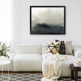 Shop Minus Art Print-Abstract, Black, Dan Hobday, Horizontal, Neutrals, Rectangle, View All-framed painted poster wall decor artwork