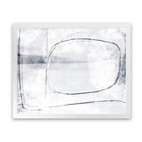 Shop Mood Art Print-Abstract, Dan Hobday, Horizontal, Rectangle, View All, White-framed painted poster wall decor artwork