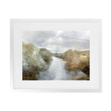 Shop Riverside Art Print-Abstract, Brown, Dan Hobday, Grey, Horizontal, Rectangle, View All-framed painted poster wall decor artwork