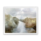 Shop Riverside Art Print-Abstract, Brown, Dan Hobday, Grey, Horizontal, Rectangle, View All-framed painted poster wall decor artwork