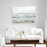 Shop Sandy Bay Canvas Art Print-Abstract, Dan Hobday, Horizontal, Neutrals, Rectangle, View All-framed wall decor artwork
