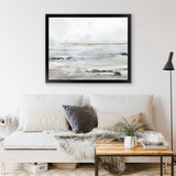 Shop Sandy Bay Art Print-Abstract, Dan Hobday, Horizontal, Neutrals, Rectangle, View All-framed painted poster wall decor artwork