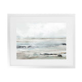 Shop Sandy Bay Art Print-Abstract, Dan Hobday, Horizontal, Neutrals, Rectangle, View All-framed painted poster wall decor artwork