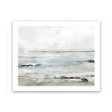 Shop Sandy Bay Art Print-Abstract, Dan Hobday, Horizontal, Neutrals, Rectangle, View All-framed painted poster wall decor artwork
