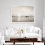 Shop Sunlight Bay Canvas Art Print-Abstract, Dan Hobday, Horizontal, Neutrals, Rectangle, View All-framed wall decor artwork