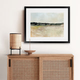 Shop The Glade Art Print-Abstract, Dan Hobday, Horizontal, Rectangle, View All, Yellow-framed painted poster wall decor artwork