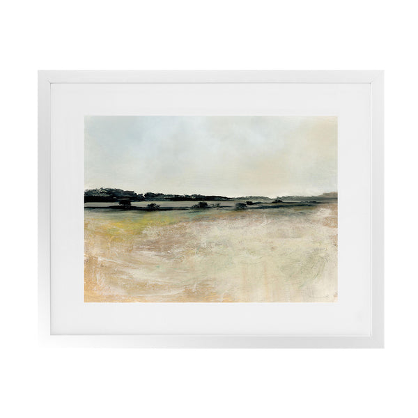 Shop The Glade Art Print-Abstract, Dan Hobday, Horizontal, Rectangle, View All, Yellow-framed painted poster wall decor artwork