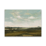 Shop Valley View Canvas Art Print-Abstract, Dan Hobday, Green, Horizontal, Rectangle, View All-framed wall decor artwork