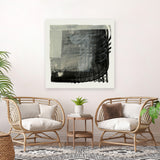 Shop Adored (Square) Canvas Art Print-Abstract, Black, Dan Hobday, Square, View All-framed wall decor artwork