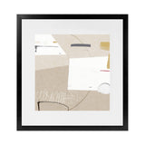 Shop Block (Square) Art Print-Abstract, Brown, Dan Hobday, Neutrals, Square, View All-framed painted poster wall decor artwork