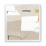 Shop Block (Square) Art Print-Abstract, Brown, Dan Hobday, Neutrals, Square, View All-framed painted poster wall decor artwork