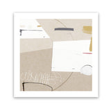 Shop Block (Square) Art Print-Abstract, Brown, Dan Hobday, Neutrals, Square, View All-framed painted poster wall decor artwork