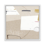 Shop Block (Square) Canvas Art Print-Abstract, Brown, Dan Hobday, Neutrals, Square, View All-framed wall decor artwork