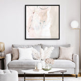 Shop Fade to White (Square) Canvas Art Print-Abstract, Dan Hobday, Neutrals, Square, View All-framed wall decor artwork