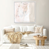 Shop Fade to White (Square) Canvas Art Print-Abstract, Dan Hobday, Neutrals, Square, View All-framed wall decor artwork