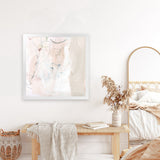 Shop Fade to White (Square) Art Print-Abstract, Dan Hobday, Neutrals, Square, View All-framed painted poster wall decor artwork