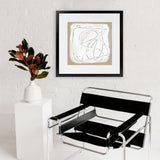 Shop Format (Square) Art Print-Abstract, Brown, Dan Hobday, Square, View All, White-framed painted poster wall decor artwork