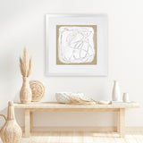 Shop Format (Square) Art Print-Abstract, Brown, Dan Hobday, Square, View All, White-framed painted poster wall decor artwork