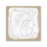 Shop Format (Square) Canvas Art Print-Abstract, Brown, Dan Hobday, Square, View All, White-framed wall decor artwork