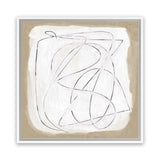 Shop Format (Square) Canvas Art Print-Abstract, Brown, Dan Hobday, Square, View All, White-framed wall decor artwork