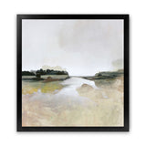 Shop Gold Lake View (Square) Art Print-Abstract, Dan Hobday, Neutrals, Square, View All-framed painted poster wall decor artwork