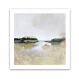 Shop Gold Lake View (Square) Art Print-Abstract, Dan Hobday, Neutrals, Square, View All-framed painted poster wall decor artwork