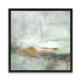 Shop Golden Horizon (Square) Canvas Art Print-Abstract, Dan Hobday, Green, Square, View All-framed wall decor artwork