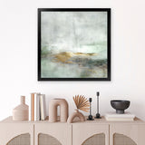 Shop Golden Horizon (Square) Art Print-Abstract, Dan Hobday, Green, Square, View All-framed painted poster wall decor artwork