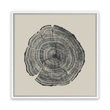 Shop Hand-Drawn Oak (Square) Canvas Art Print-Abstract, Black, Brown, Dan Hobday, Square, View All-framed wall decor artwork