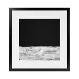 Shop Mono Horizon (Square) Art Print-Abstract, Black, Dan Hobday, Square, View All-framed painted poster wall decor artwork