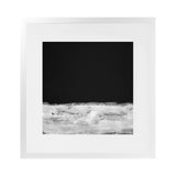 Shop Mono Horizon (Square) Art Print-Abstract, Black, Dan Hobday, Square, View All-framed painted poster wall decor artwork