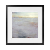 Shop New Day (Square) Art Print-Abstract, Dan Hobday, Neutrals, Square, View All, Yellow-framed painted poster wall decor artwork