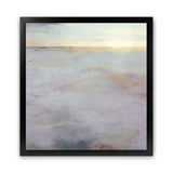 Shop New Day (Square) Art Print-Abstract, Dan Hobday, Neutrals, Square, View All, Yellow-framed painted poster wall decor artwork