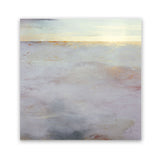 Shop New Day (Square) Art Print-Abstract, Dan Hobday, Neutrals, Square, View All, Yellow-framed painted poster wall decor artwork