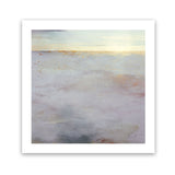 Shop New Day (Square) Art Print-Abstract, Dan Hobday, Neutrals, Square, View All, Yellow-framed painted poster wall decor artwork