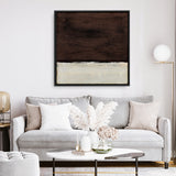 Shop Night (Square) Canvas Art Print-Abstract, Brown, Dan Hobday, Square, View All-framed wall decor artwork