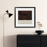 Shop Night (Square) Art Print-Abstract, Brown, Dan Hobday, Square, View All-framed painted poster wall decor artwork