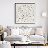 Shop Ready (Square) Canvas Art Print-Abstract, Dan Hobday, Neutrals, Square, View All-framed wall decor artwork