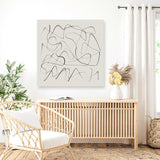 Shop Ready (Square) Canvas Art Print-Abstract, Dan Hobday, Neutrals, Square, View All-framed wall decor artwork