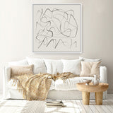 Shop Ready (Square) Canvas Art Print-Abstract, Dan Hobday, Neutrals, Square, View All-framed wall decor artwork