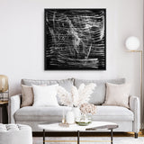 Shop Shimmer (Square) Canvas Art Print-Abstract, Black, Dan Hobday, Square, View All-framed wall decor artwork