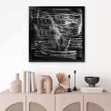 Shop Shimmer (Square) Art Print-Abstract, Black, Dan Hobday, Square, View All-framed painted poster wall decor artwork